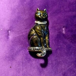 Heidi Daus Cat Brooch